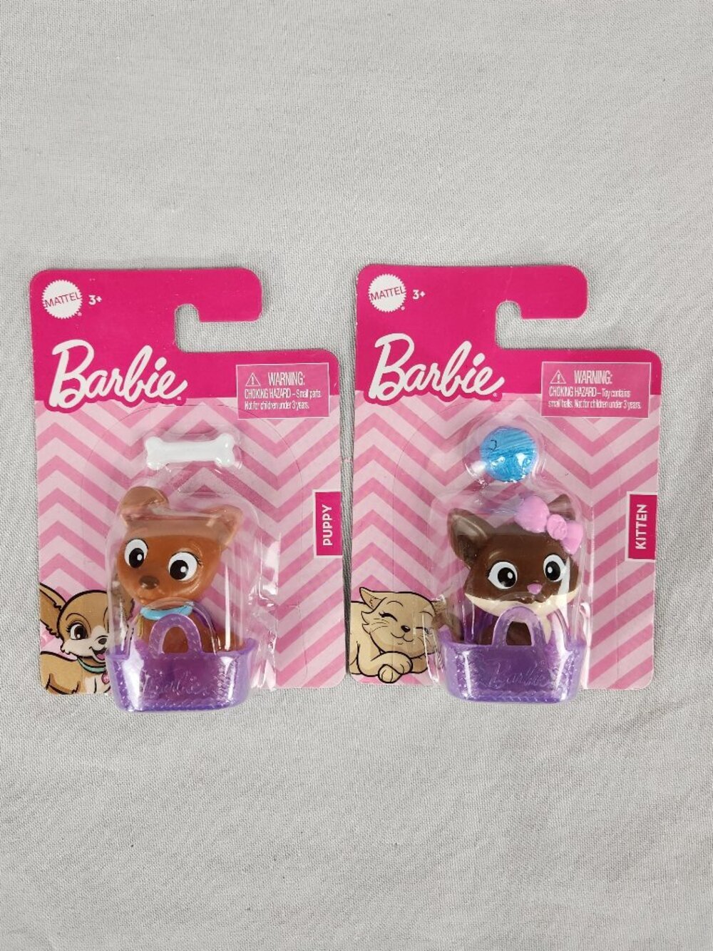 Barbie Pets New in Package Puppy and Kitten and Accessories Doll Play Set